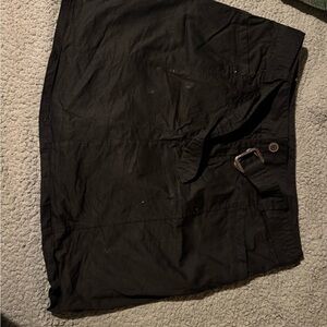 White Stag Women's Black Cargo Skirt